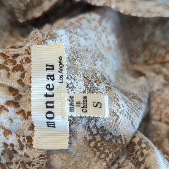 Monteau snake print skirt - Picture 3 of 4